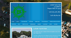 Desktop Screenshot of lasalleyachtclub.com