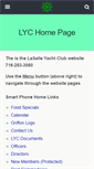 Mobile Screenshot of lasalleyachtclub.com